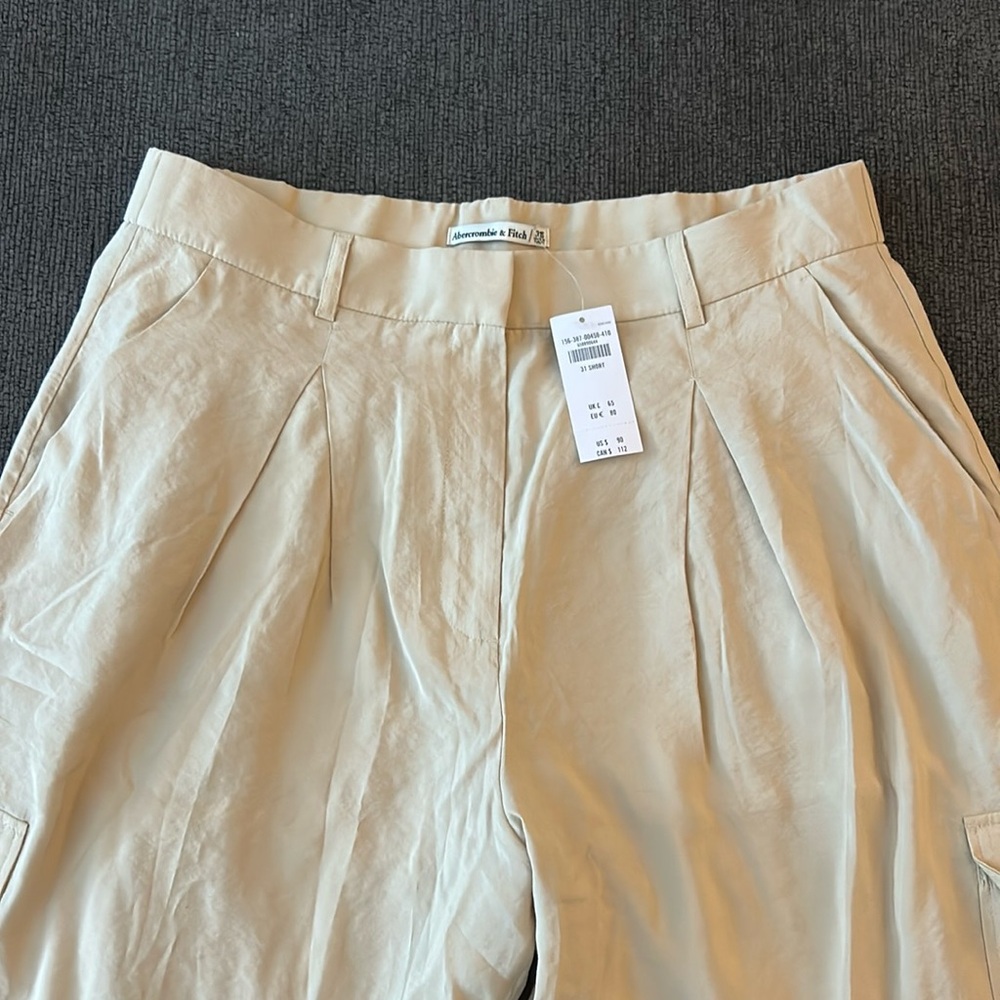 Tan dress pants from A&F